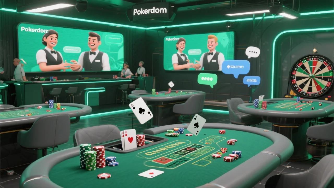 Игры с живыми дилерами в Покердом